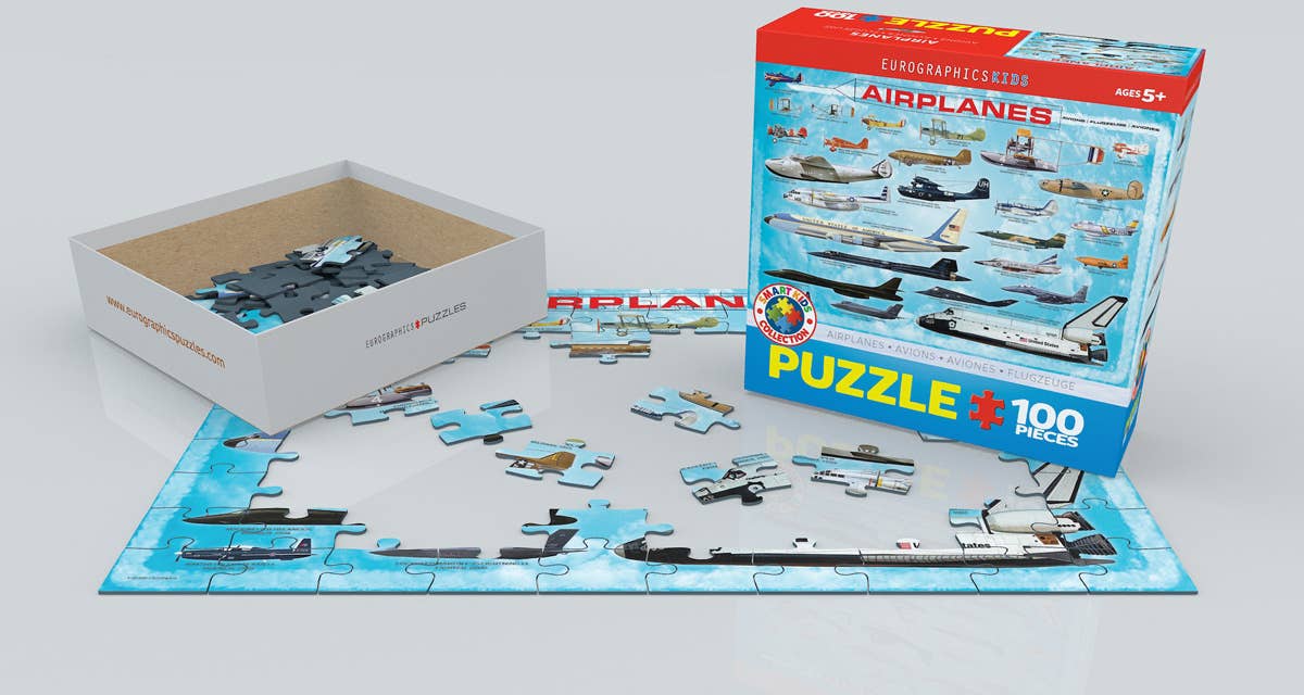 Eurographics Airplanes 100-Piece Puzzle - Ages 5+