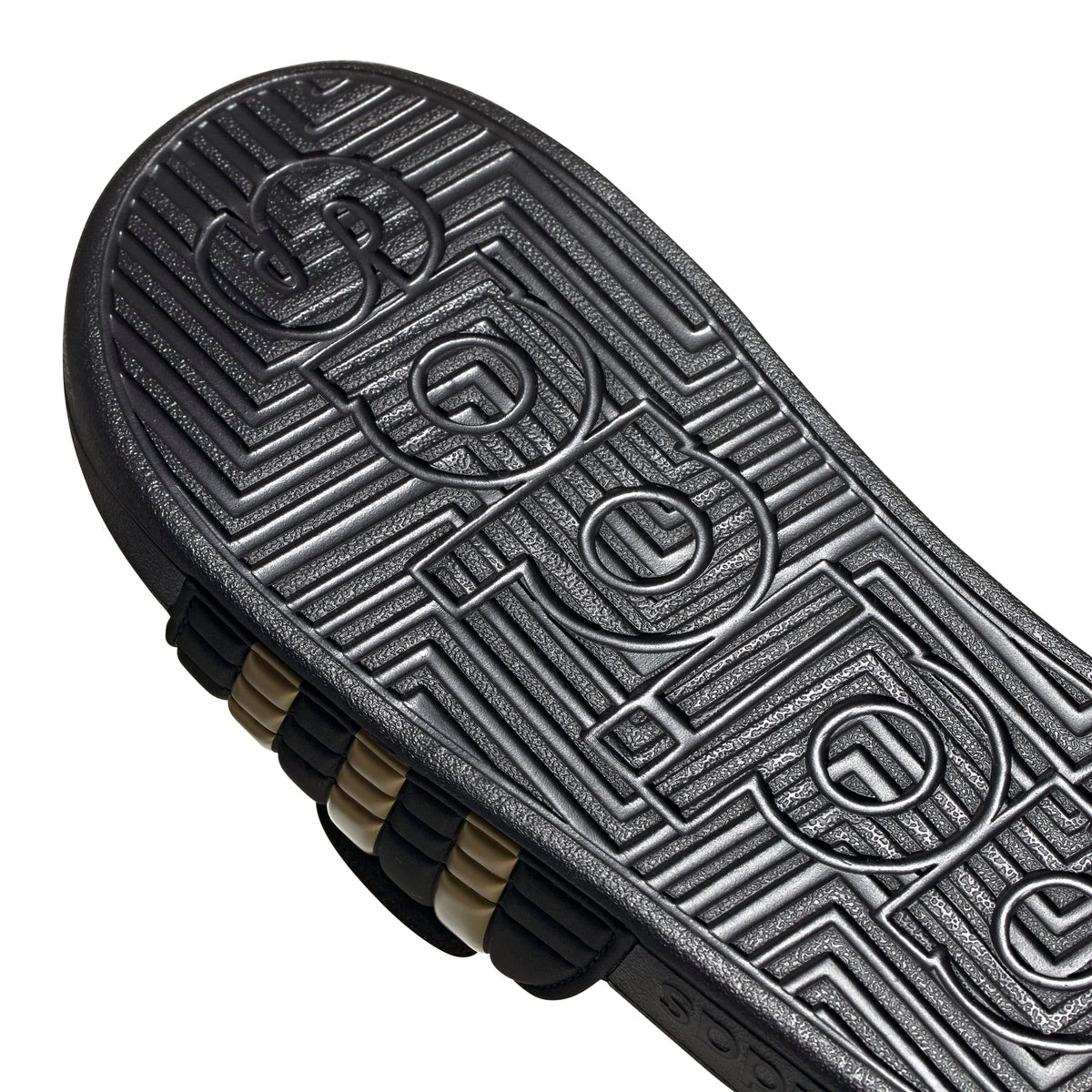 adidas Unisex-Adult Adissage, Core Black/Gold Metallic/Core Black, 9 ๐ All In One Marketplace Canada