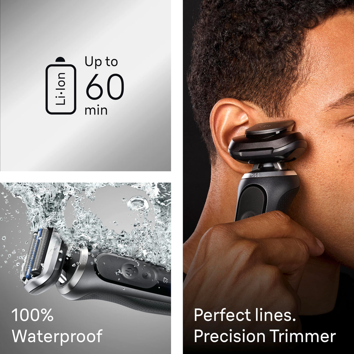 Braun Foil Shaver, Shavers for Men, Electric razor, Series 7, Wet & Dry with Turbo Mode, 7120s ๐ All In One Marketplace Canada