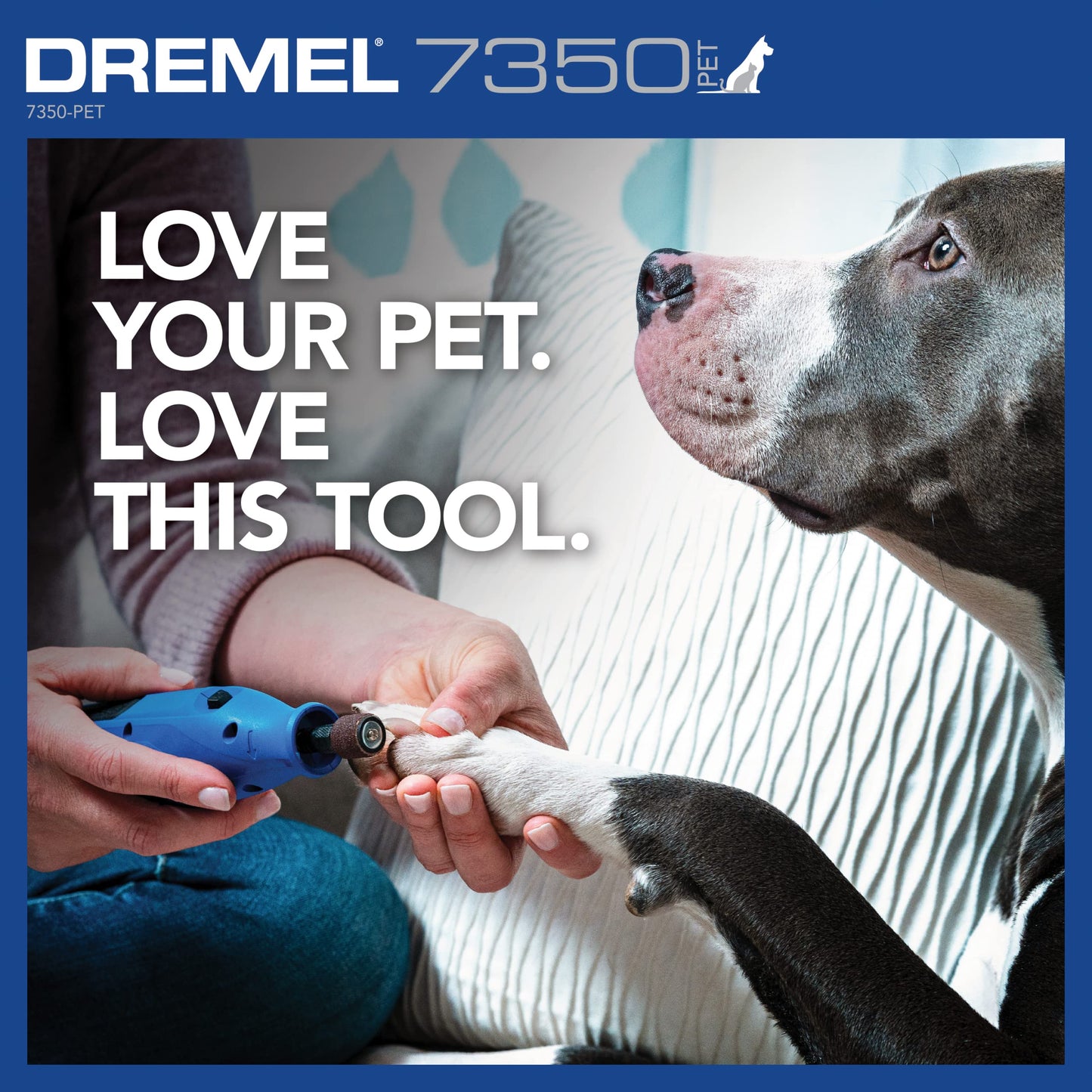 Dremel 7350-PET 4V Pet & Dog Nail Grinder, Easy-to-Use & Safe Nail Trimmer, Professional Pet Grooming Kit - Works on Large, Medium, Small Dogs & Cats ๐ All In One Marketplace Canada