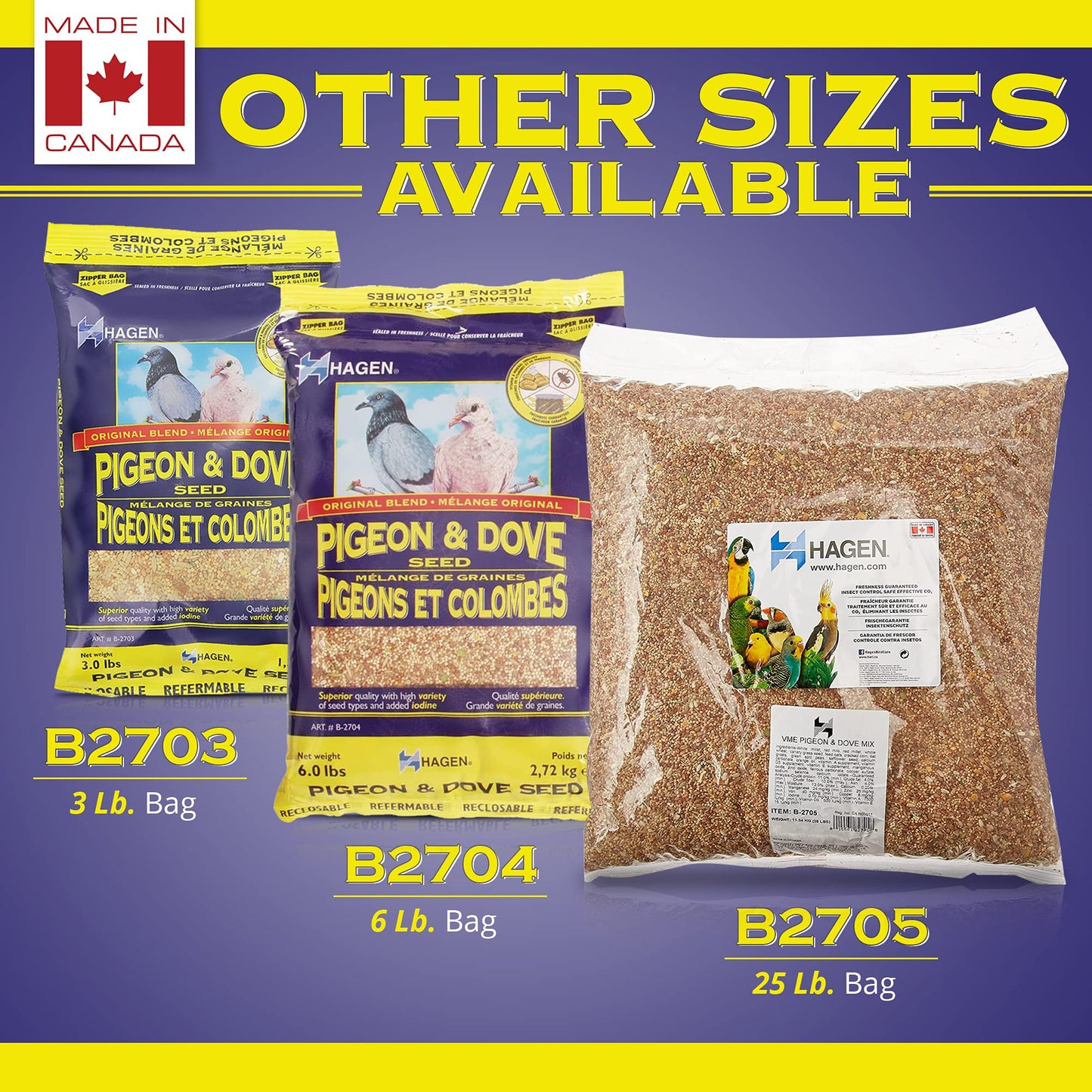 Hagen Pigeon and Dove Staple VME Seeds, 6-Pounds ๐ All In One Marketplace Canada
