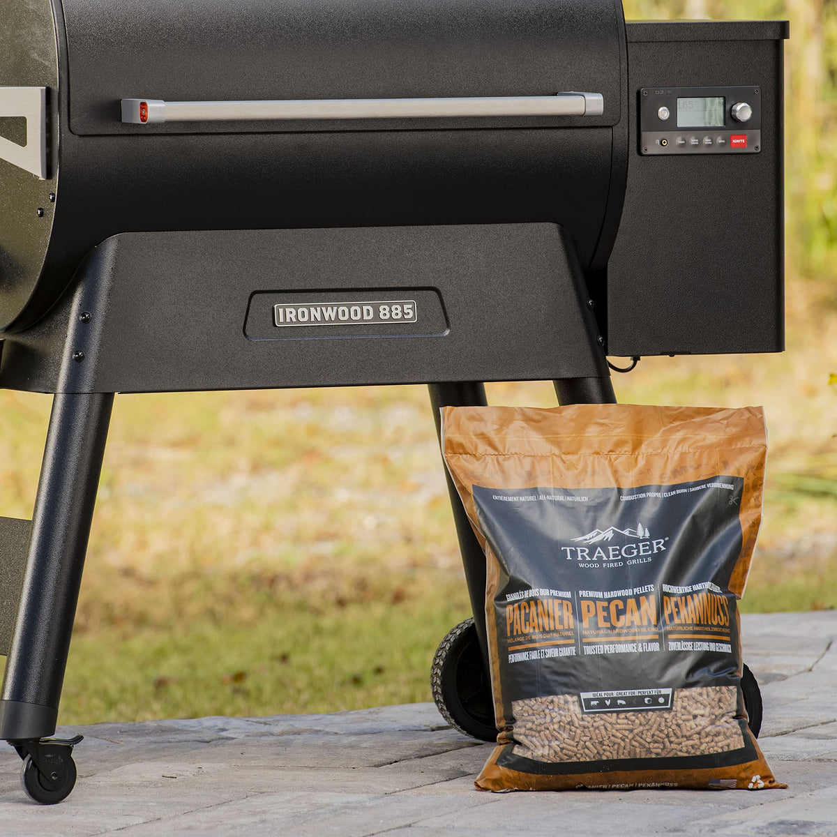 Traeger Grills Pecan 100% All-Natural Wood Pellets for Smokers and Pellet Grills. BBQ, Bake, Roast, and Grill, 20 lb. Bag š All In One Marketplace Canada