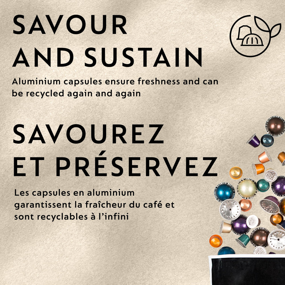 Nespresso Original Arpeggio Decaffeinato Decaf, Intensity 9, 50 Pods π All In One Marketplace Canada