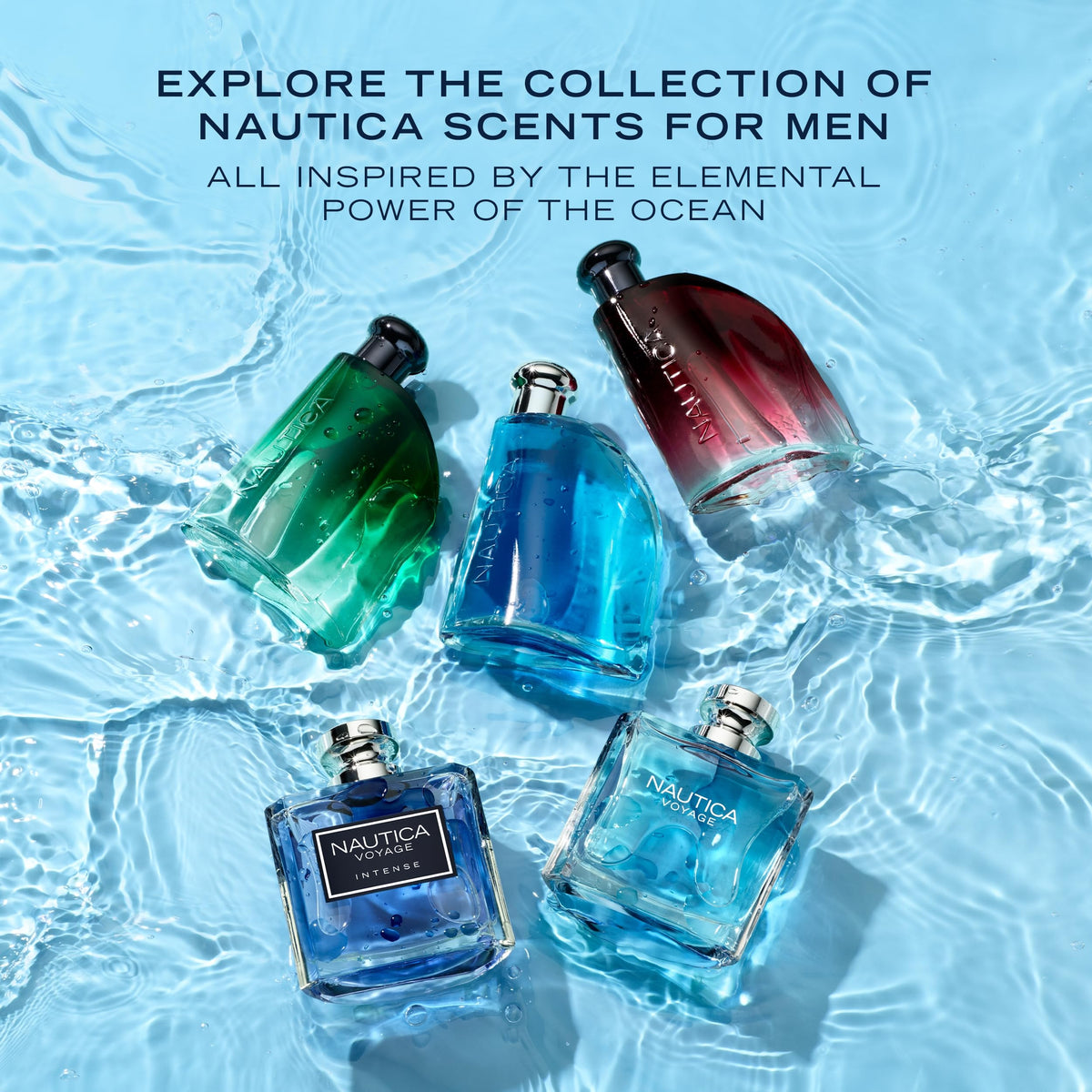 Nautica Voyage Intense Eau de Toilette for Men, Fresh, Aquatic Fougère, Masculine Fragrance,100ml 🍁 All In One Marketplace Canada