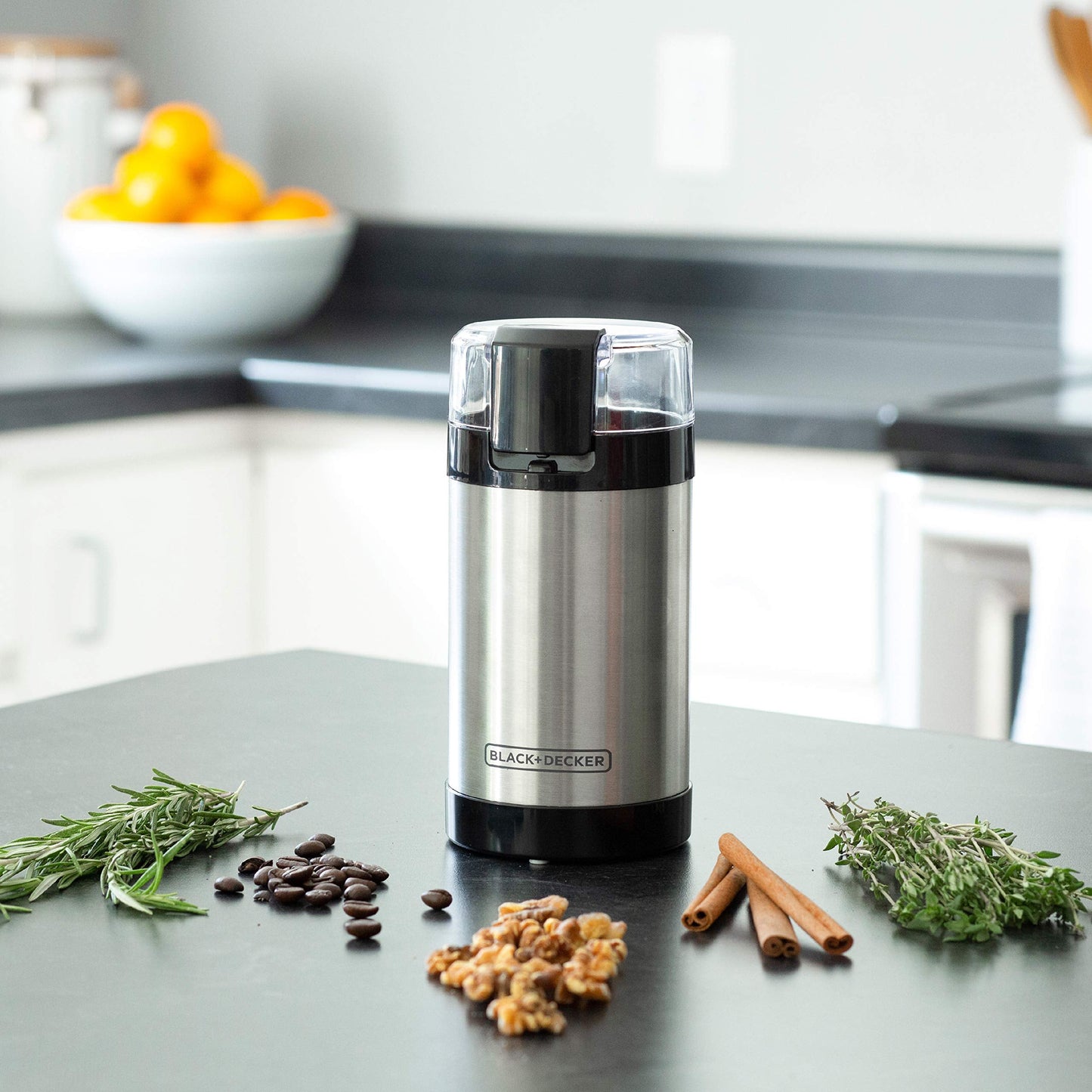 Black & Decker CBG110SC Easy Touch Electric Smartgrind Coffee & Spice Grinder, Black ๐ All In One Marketplace Canada