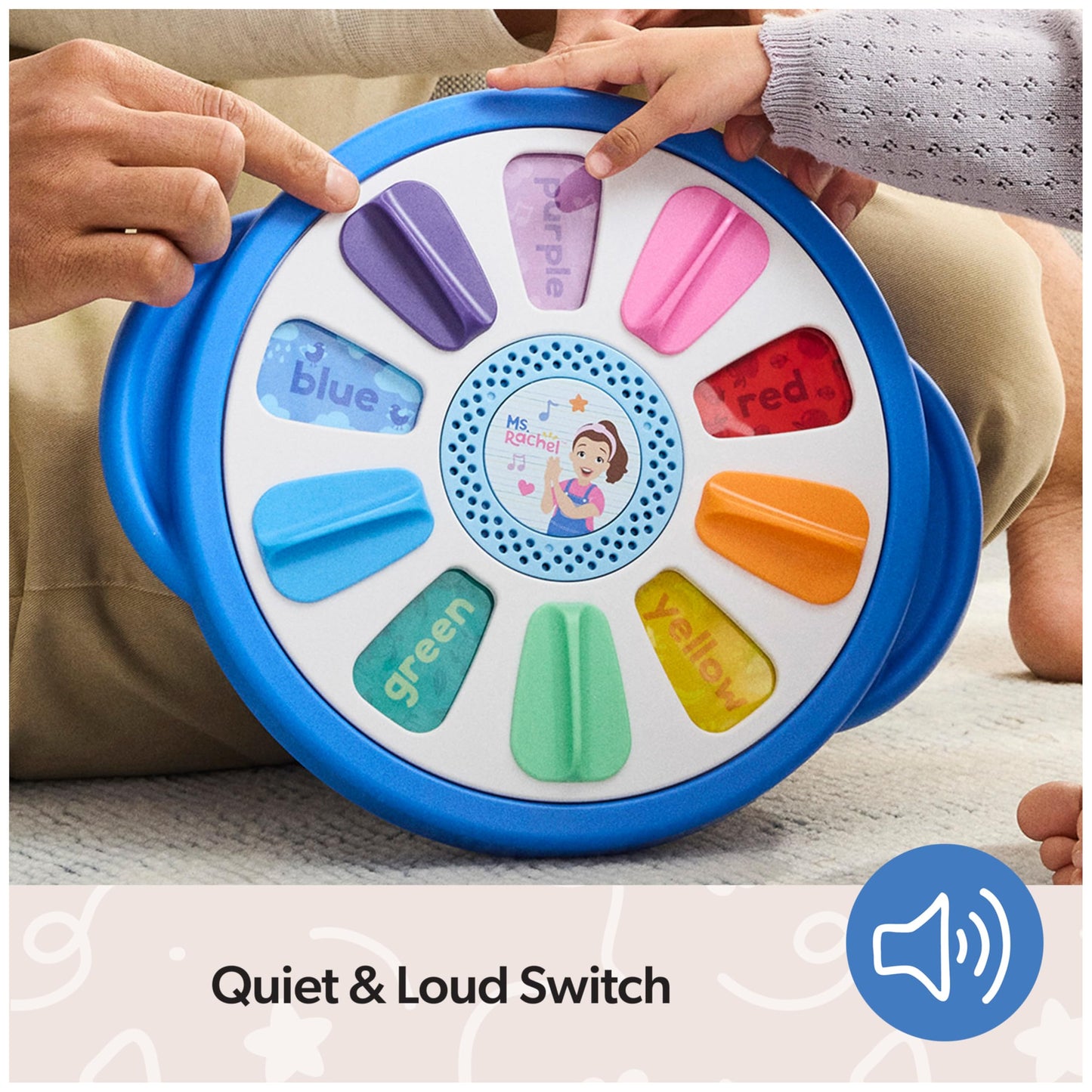 Ms. Rachel Official Spin Along Learning Wheel with 3 Learning Play Modes, Educational Toys & Toddler Toys for Girls & Boys Ages 1-3+ ๐ All In One Marketplace Canada