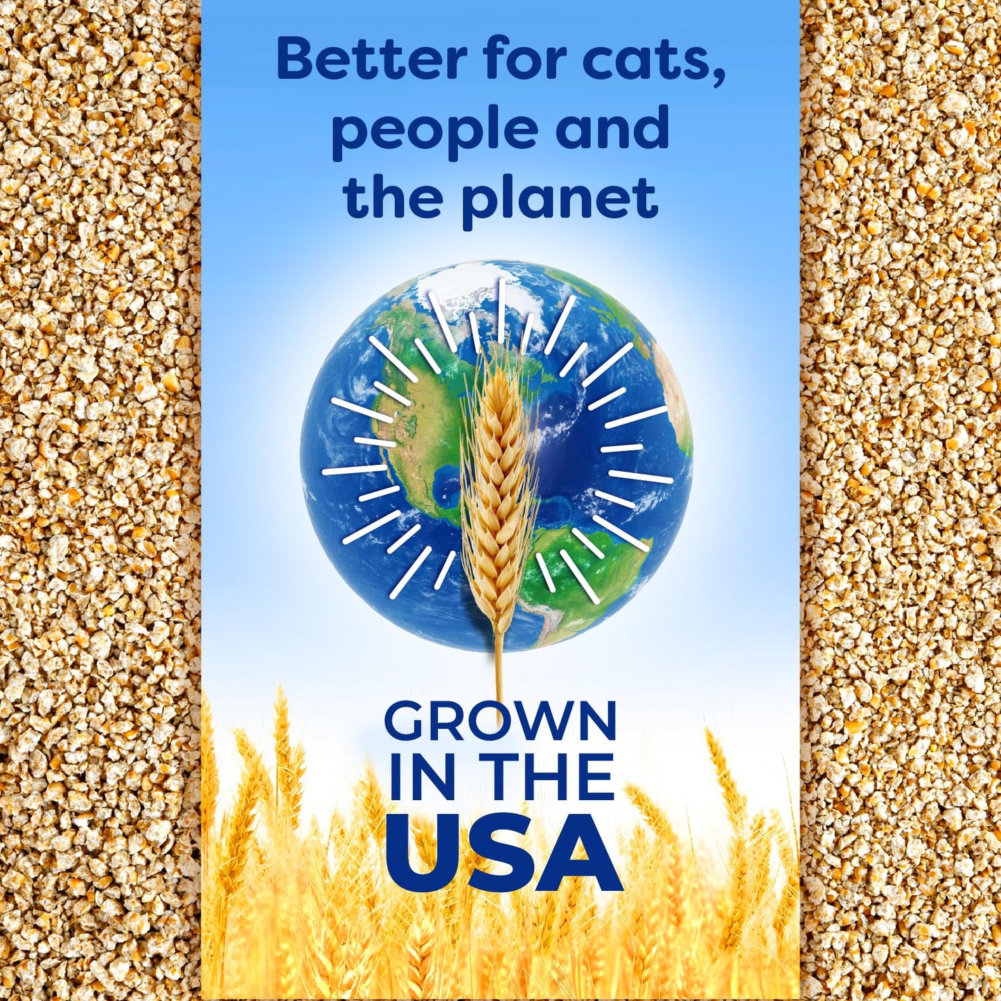 sWheat Scoop Natural Wheat Multi-Cat Litter, Superior Clumping with Odor Neutralizing Enzymes, 25 Pound Bag ๐ All In One Marketplace Canada