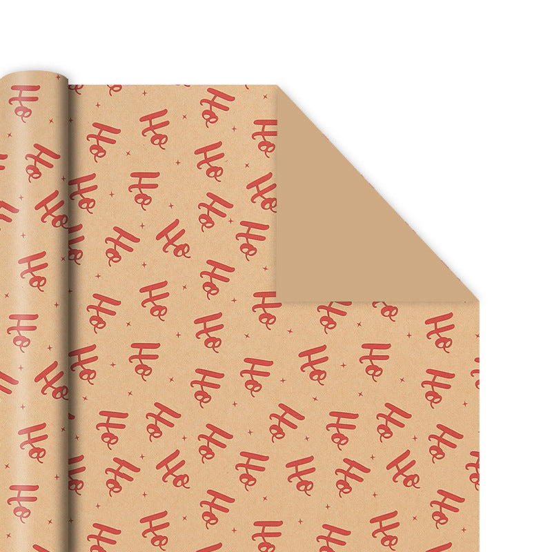Classic Thickened Christmas Gift Wrapping Paper, Kraft Gift Wrap Sheets 50x76cm, Holiday Patterns