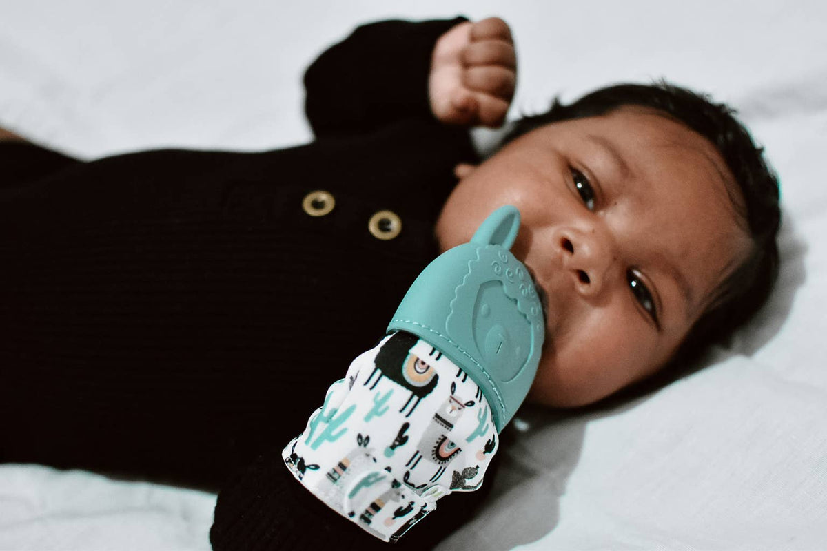 Itzy Ritzy Canada - Itzy Mitt™ Silicone Teething Mitts: Cactus - Ages 0–24 Months