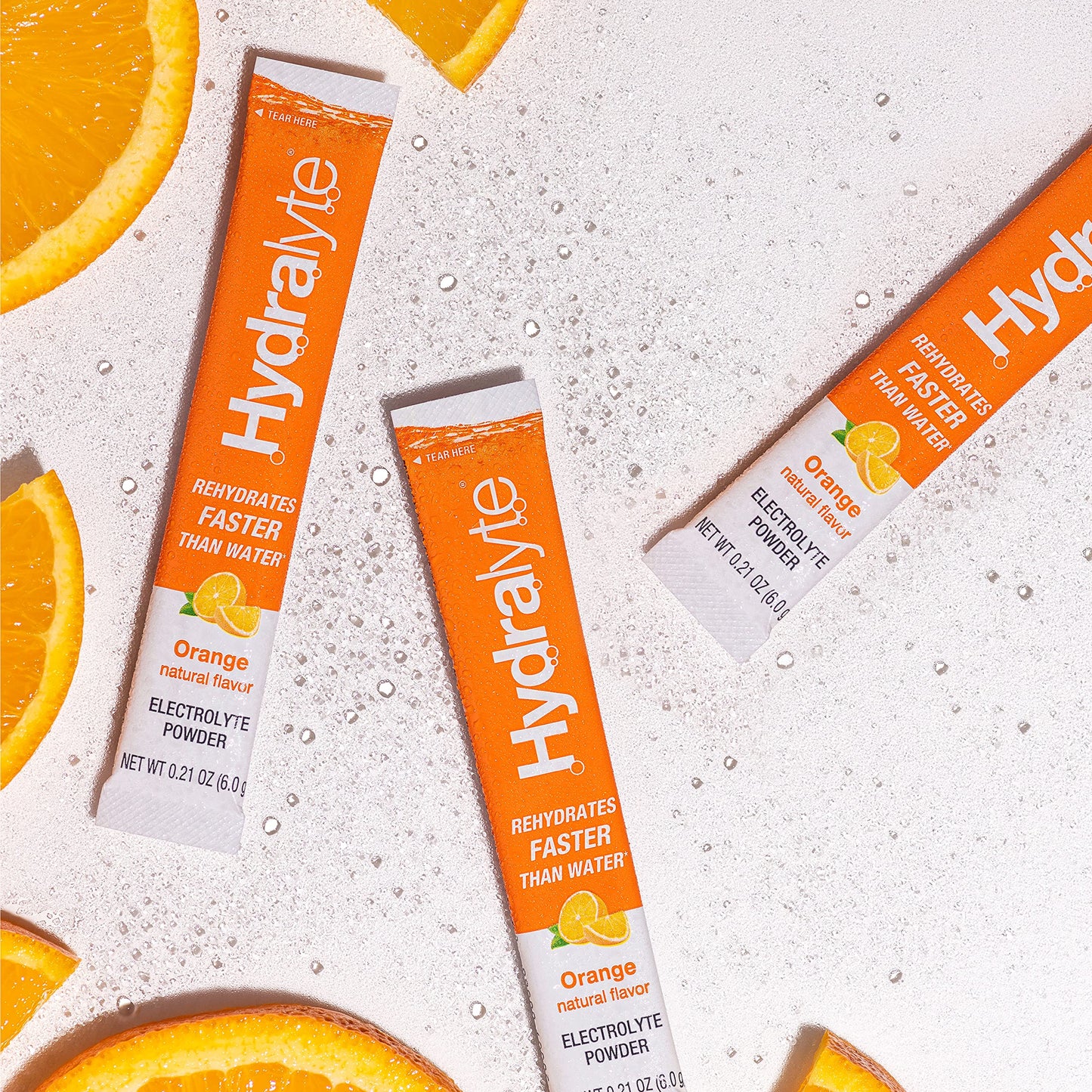 HydraLyte Electrolyte Powder, Low Sugar Electrolyte Packets Designed for Rapid Hydration, Safe Hydration for All Ages - Made with All Natural Ingredients, 36 Servings, Orange Flavour ๐ All In One Marketplace Canada