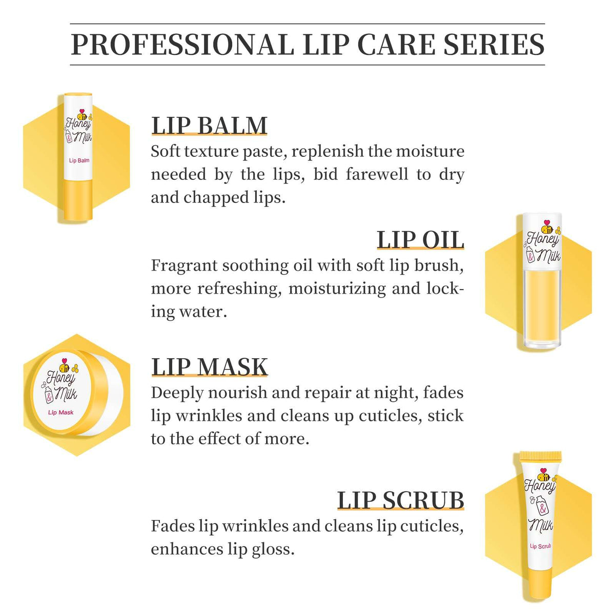 APIEU Honey & Milk Lip Balm 3.3g