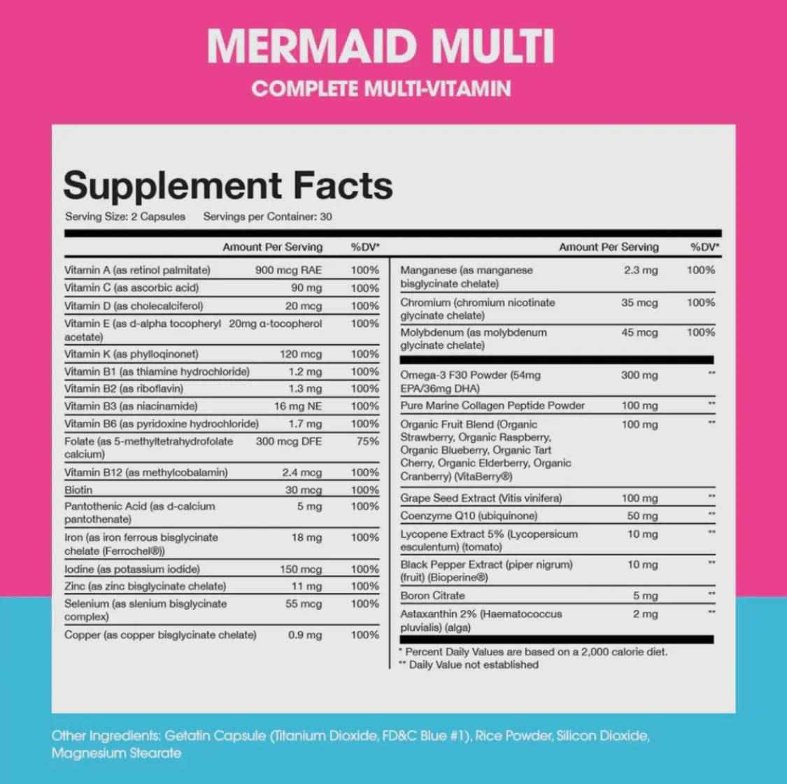 Obvi. Mermaid Multi-Vitamin