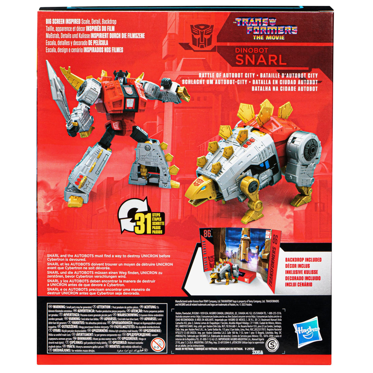 Transformers Studio Series - Leader - 86-19 Dinobot Snarl