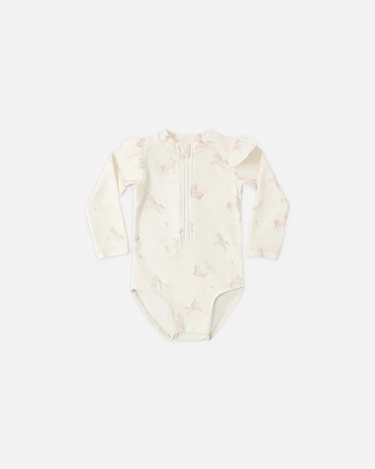 Byron Rashguard One-Piece | Unicorns | Quincy Mae