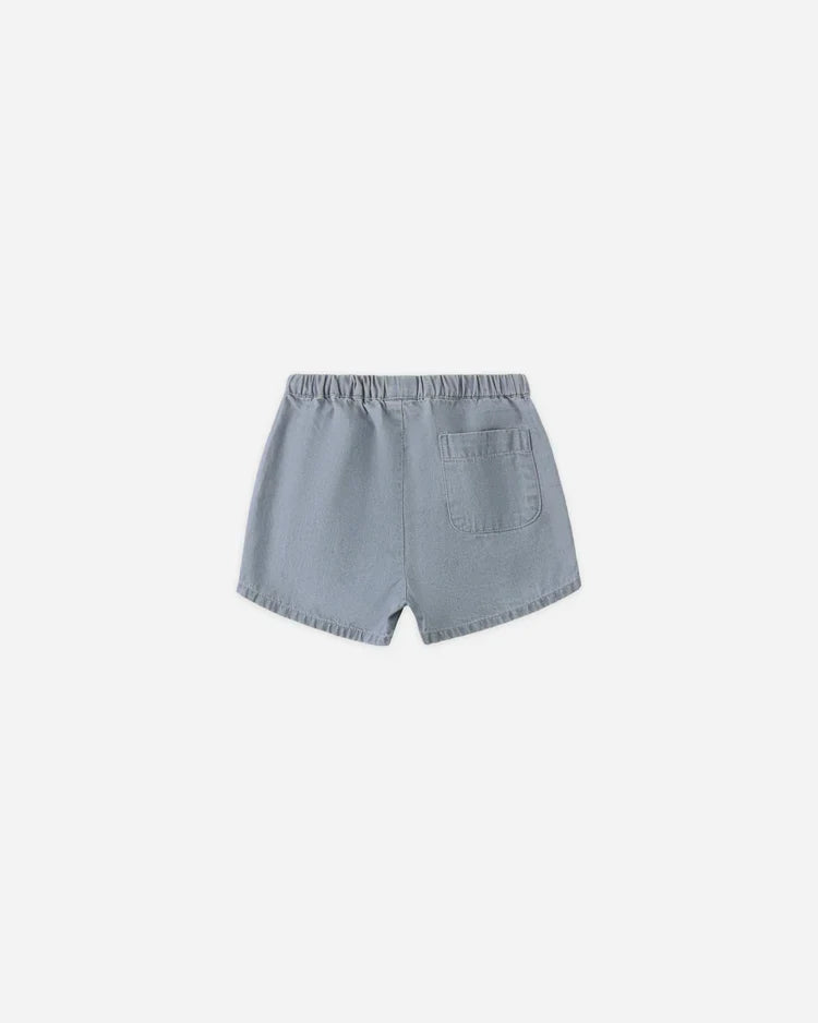 Utility Short | Lightweight Denim | Quincy Mae