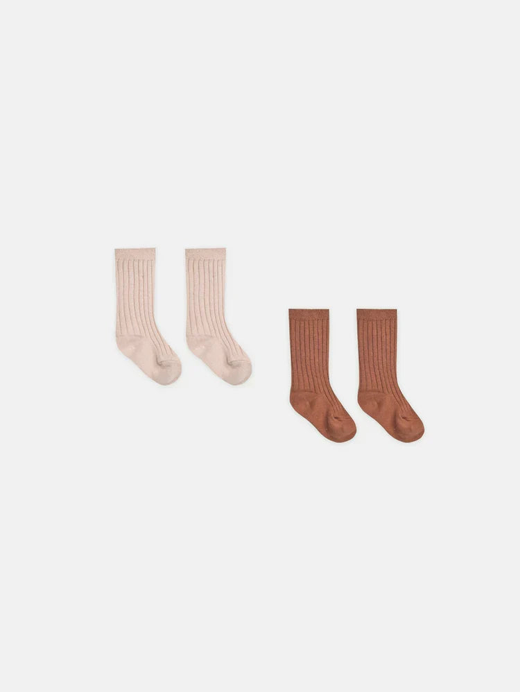 Sock Set | Blush, Poppy | Quincy Mae