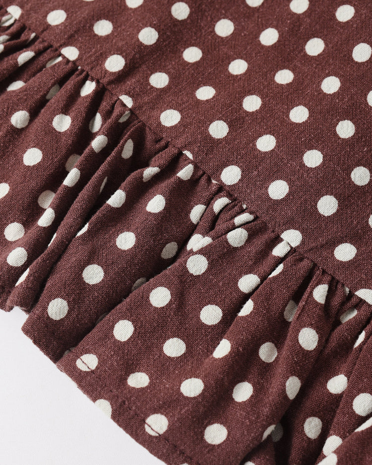 Kayli Set | Chocolate Polka Dot | Rylee & Cru