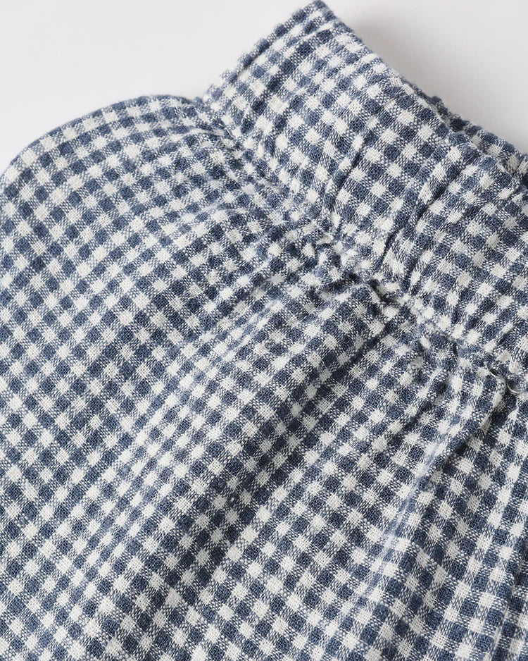 Juniper Set | Marine Gingham | Rylee & Cru