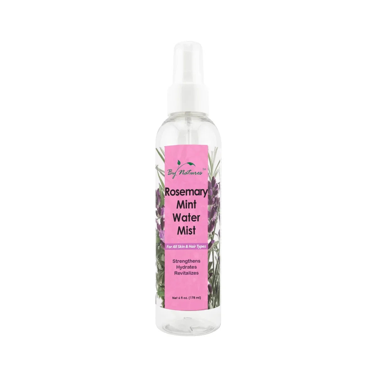 BY NATURES ROSEMARY WATER WITH MINT 6 OZ