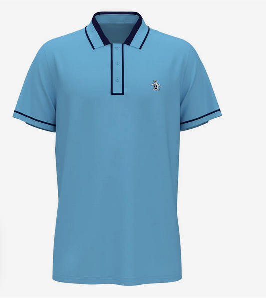 Ribbed "Earl" Block Polo