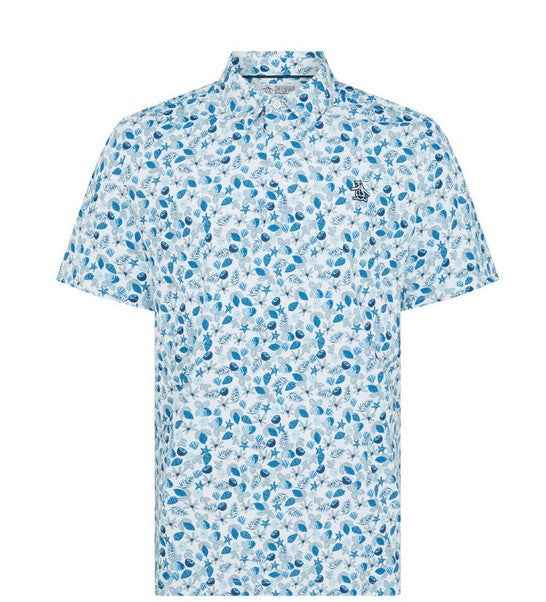 Coconut Caddy "Pete's" Print Polo