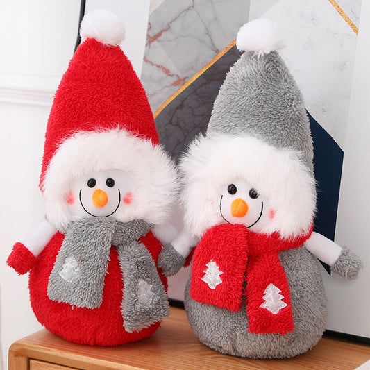 Christmas Snowman Plush Toy Holiday Gift