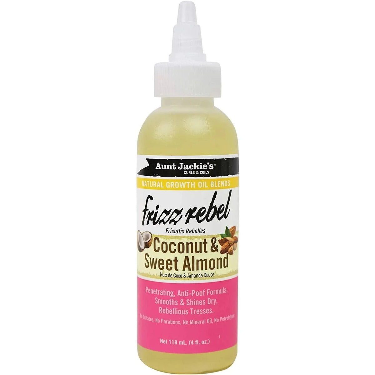 AUNT JACKIE’S NATURAL GROWTH OIL BLENDS-FRIZZ REBEL 4OZ