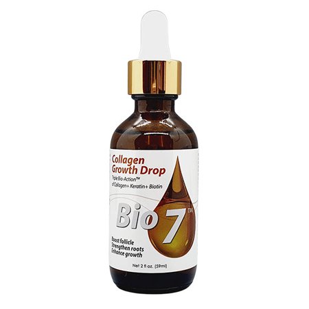 BY NATURES BIO7 COLLAGEN GROWTH DROP 2OZ