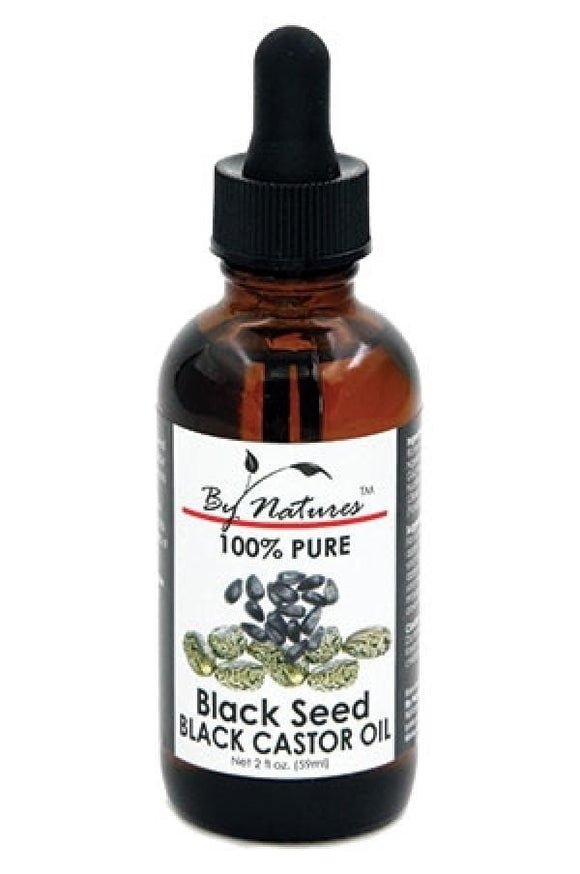 BY NATURES BLACK SEED & BLACK CASTOR OIL 2 Oz