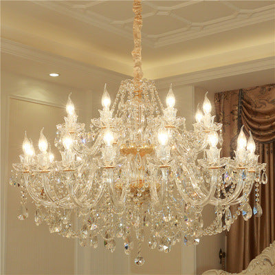 Luxury Crystal Chandelier with LED Lights