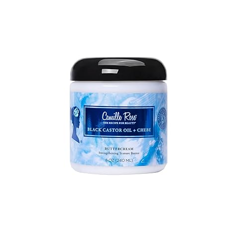 CAMILLE ROSE Camille Rose Black Castor Oil + Chebe Strengthening Texture Butter Cream 8OZ