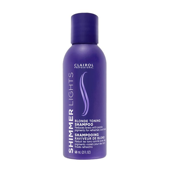 CLAIROL PROFESSIONAL SHIMMER LIGHTS BLONDE TONING SHAMPOO 2 OZ