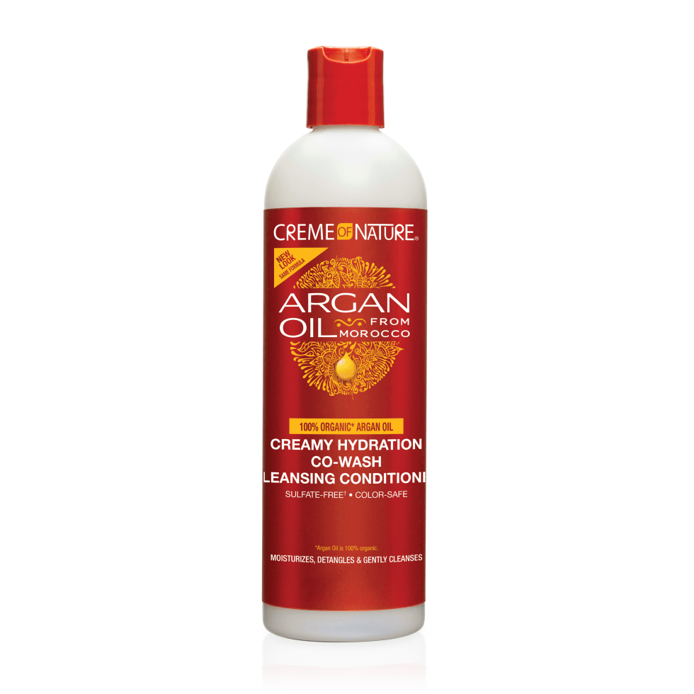 CREME OF NATURE ARGAN OIL CREAMY HYDRATION CO-WASH 12OZ