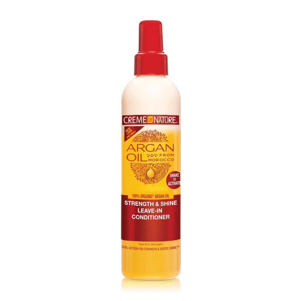 CREME OF NATURE ARGAN OIL STRENGH & SHINE LEAVE-IN CONDITIONER 8.4OZ