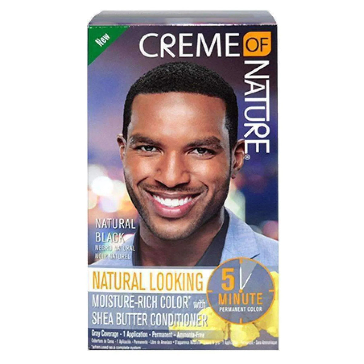 CREME OF NATURE MOISTURE RICH HAIR COLOR NATURAL BLACK