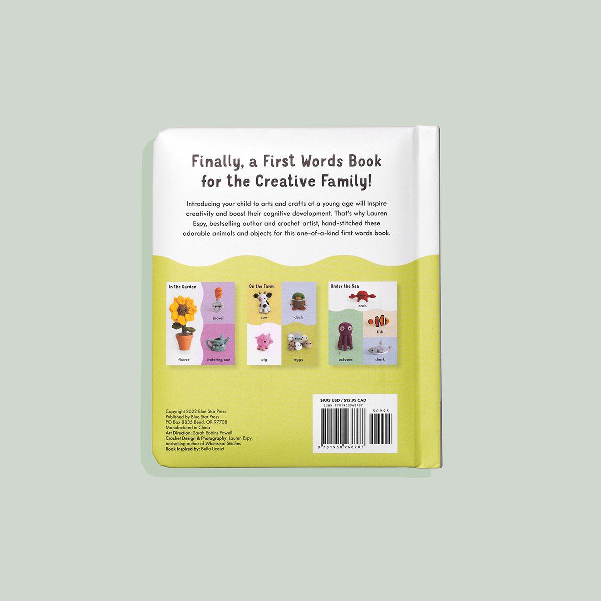 Paige Tate & Co. - First Words with Cute Crochet Friends (Baby Board Book) - Ages 1–3