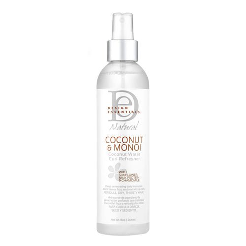DESIGN ESSENTIALS Coconut & Monoi Coconut Water Curl Refresher 8 OZ