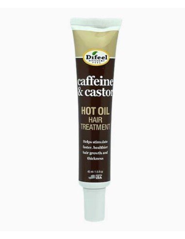 DIFEEL CAFFEINE & CASTOR HOT OIL HAIR TREATMENT 1.5OZ