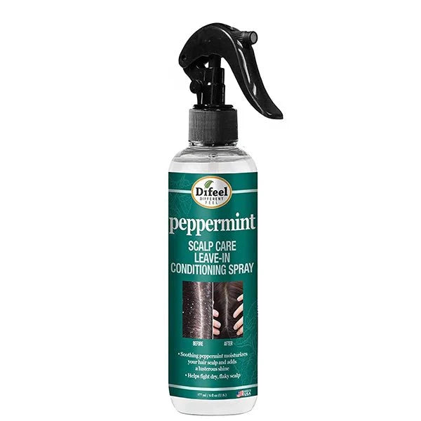 DIFEEL PEPPERMINT SCALP CARE LEAVE IN CONDITIONING SPRAY 6OZ
