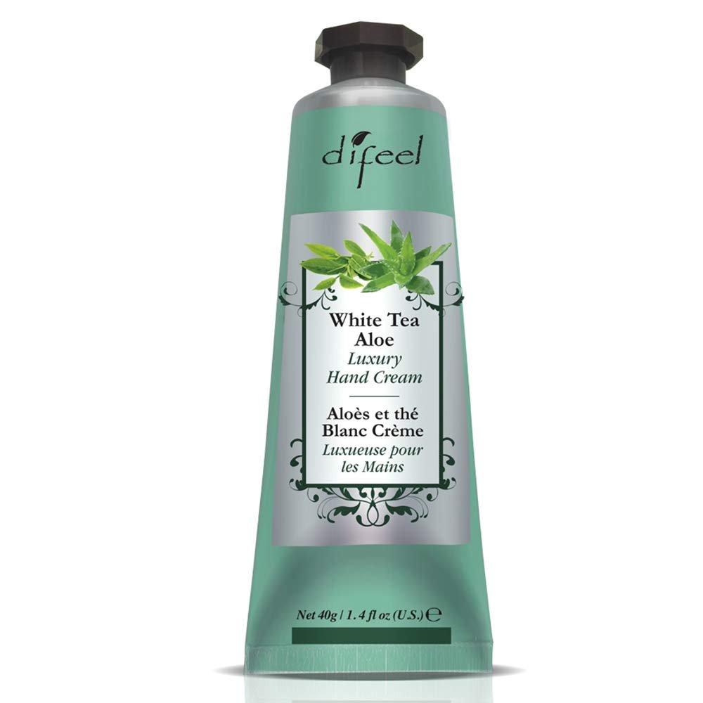 DIFEEL Luxury Moisturizing Hand Cream - White Tea & Aloe 1.4 oz.
