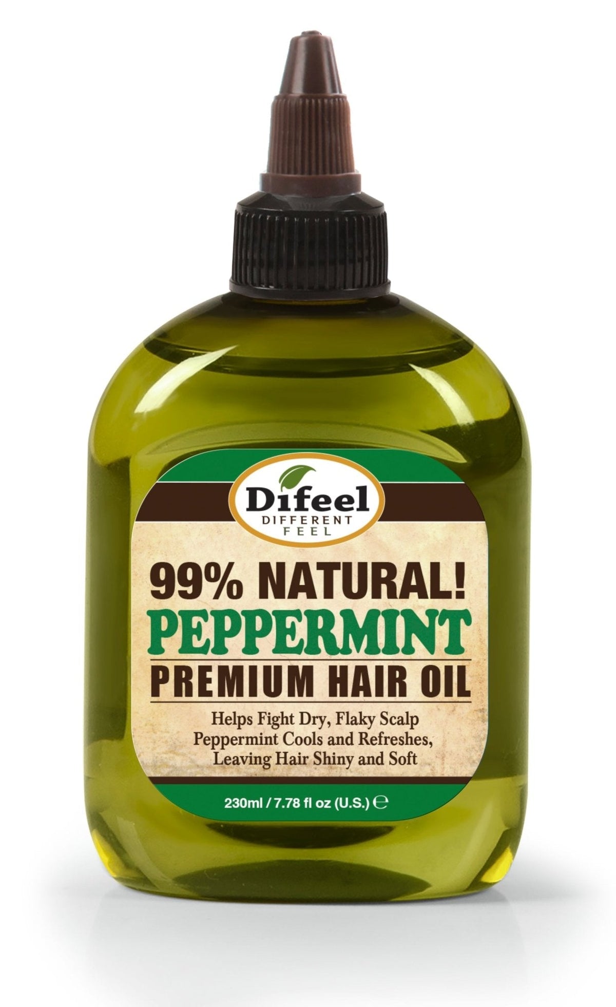 DIFEEL Premium Natural Hair Oil - Peppermint Oil 7.1OZ