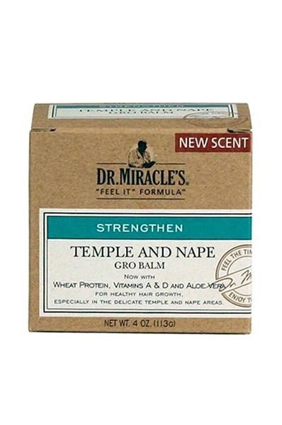 DR.MIRACLE'S STRENGTHEN TEMPLE & NAPE GRO BALM SUPER 4OZ