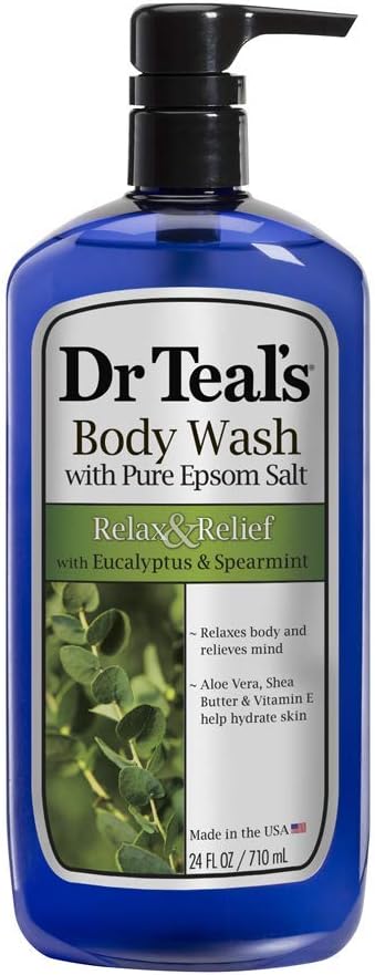 DR TEAL'S BODY WASH EUCALYPTUS & SPEARMINT 24OZ