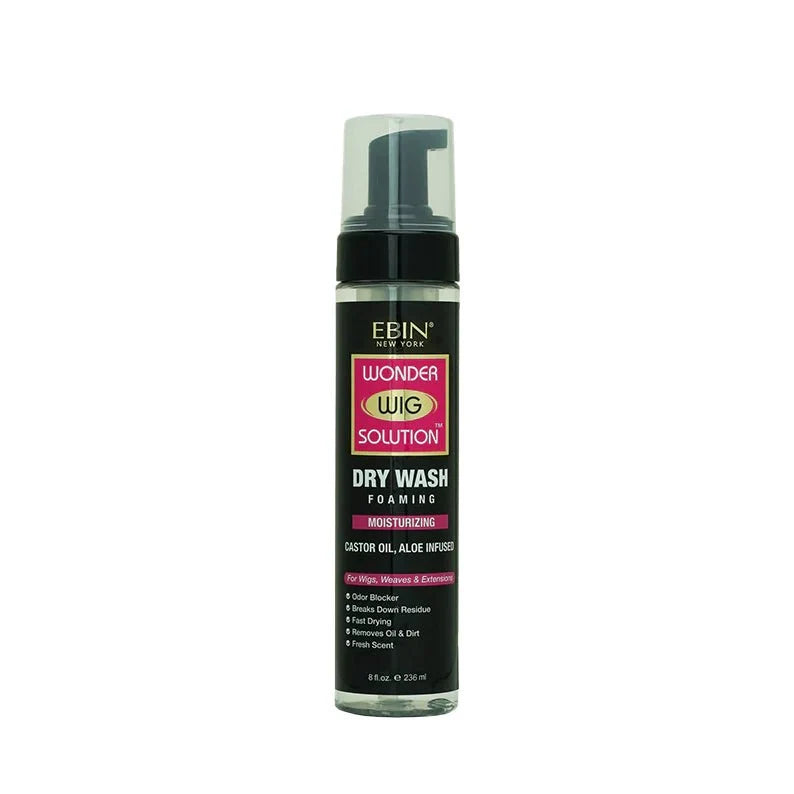 EBIN WONDER WIG SOLUTION DRY WASH FOAMING 8OZ