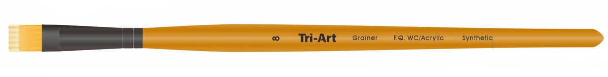 Tri-Art Artist Brushes - Short Synthetic - WC/Acryl - Grainer - 8