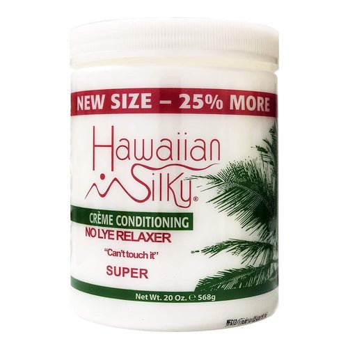 HAWAIIAN SILKY No Lye Relaxer Jar Super 20OZ