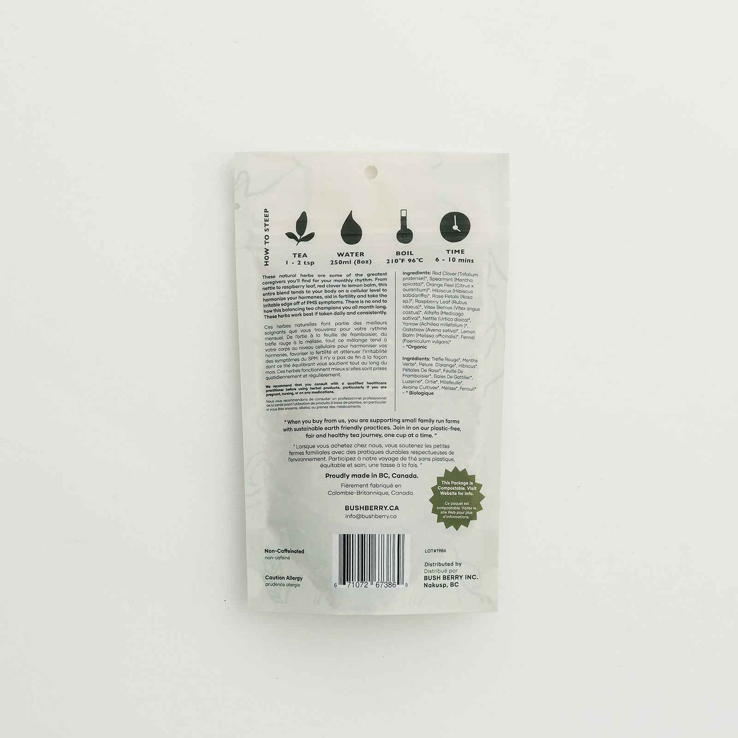 Organic Inflow tea | Women's monthly rhythm