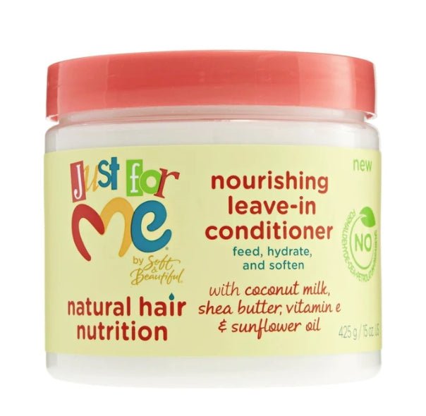JUST FOR ME Natural Hair Nutrition Nourishing Leave-IN Conditioner 16OZ