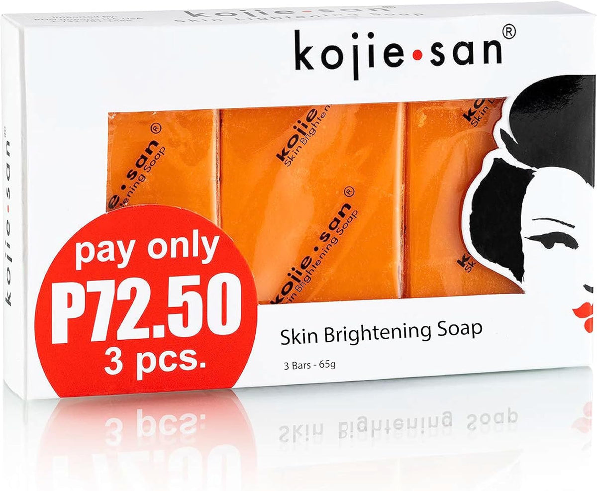 KOJIE SAN SKIN LIGHTENING KOJIC ACID SOAP 3PK (65G)