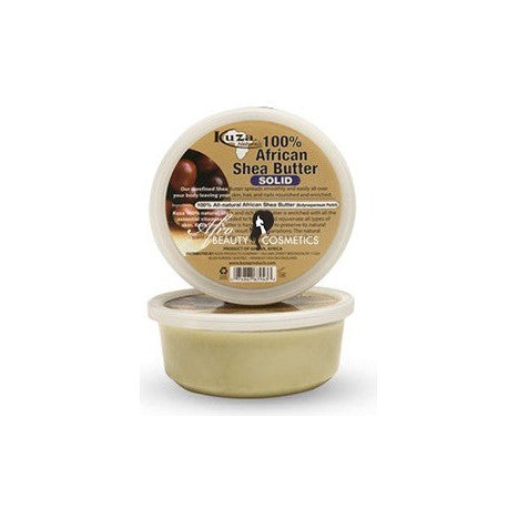 KUZA 100% AFRICAN SHEA BUTTER SOLID 8 OZ